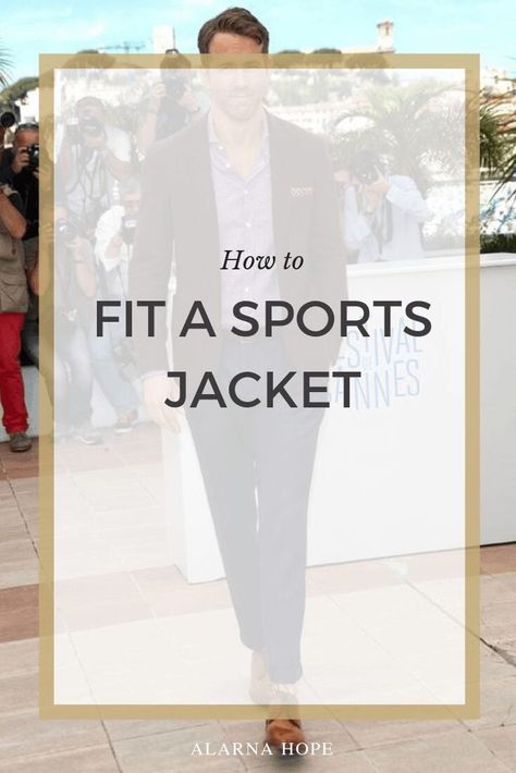 How to fit a sports jacket - title card Sports Coat And Jeans, Fashion Smart Casual, Casual Drawing, Sports Jacket Outfit, Guide Illustration, Smart Casual Jackets, Mens Sports Jacket, Sport Jacket Men, Smart Casual Menswear