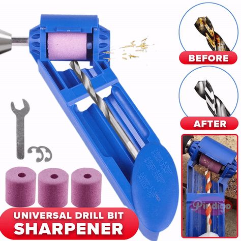 Purchase Universal Drill Bit Sharpening Jig Drill Bit Sharpening, Drill Bit Sharpeners, Sharpening Tools, Knife Collection, Electric Drill, Nail Drill, Power Tool Accessories, Power Drill, Drill Bit