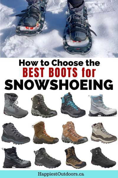 How to choose the best boots for snowshoeing. Find out which features to look for in snowshoeing boots. Get recommendations on the best boots for snowshoeing for wide feet, cold feet, extra support and more from an experienced snowshoer and outdoor industry veteran. Which boots to wear with snowshoes. Snow Shoeing Outfit, Snowshoeing Outfit, Snow Shoeing, Beginner Hiking, Winter Hiking Boots, Best Boots, Ontario Travel, Snow Activities, Snowshoes