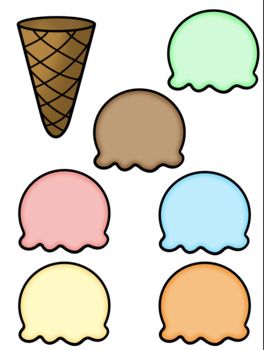 3 Times Table Ice Cream Scoops By K's Classroom 18F Animal Paper Craft, Ice Cream Template, Cream Images, Paper Craft Ideas For Kids, Ice Cream Images, Ice Cream Crafts, Clip Art Freebies, Teach English To Kids, English Teaching Materials