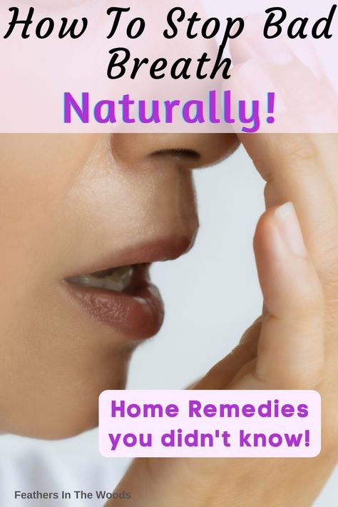 Get rid of bad breath naturally! Remedies For Bad Breath, Natural Remedies For Sunburn, Sunburn Remedies, Natural Mouthwash, Bad Breath Remedy, How To Get Better, Tooth Decay, Acupressure, Oral Hygiene