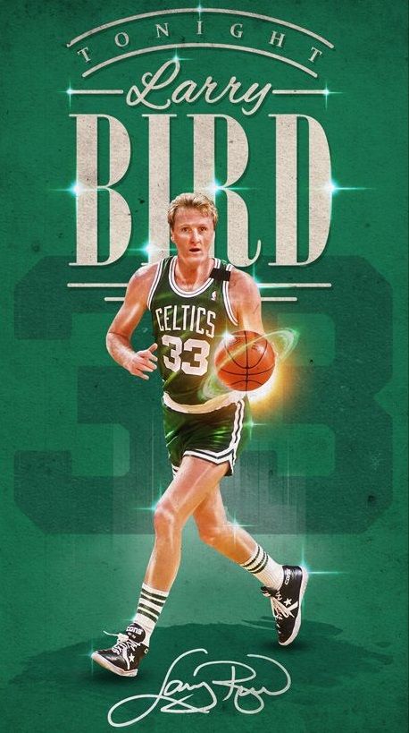 Larry Bird Nba Basket, Celtics Basketball, Kaos Oblong, Bola Basket, Nba Art, Hoop Dreams, Basketball Is Life, Nba Wallpapers, Basketball Star