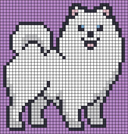 Patterns | BraceletBook Dog Knitting Chart, Pixel Dog, Pixel Art Dog, Corgi Alpha Pattern, Dog Alpha Pattern, Dog Alpha Bracelet Pattern, Cross Stitch Patterns Dogs Crossstitch, Crochet C2c Pattern, Dog Quilts