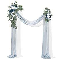 Check this out on Amazon Wedding Lattice, Dusty Blue And Silver Wedding, Diy Wedding Arches, Arch Diy Wedding, Wedding Backdrop Diy, Wedding Arch Diy, Head Table Wedding Backdrop, Wedding Phrases, Hanging Flower Arrangements