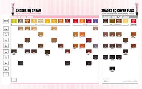 24 Redken Shades EQ Color Charts | A Perfect Hair Color Guide Shades Eq Color Chart, Rv Shades, Hair Color Guide, Redken Hair Products, Redken Shades, Perfect Hair Color, Hair Gloss, Redken Shades Eq, Color Guide