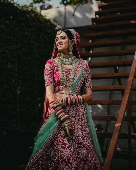 Beautiful Zardosi Lehenga Deisgns Not To Be Missed By Bride, That They Would Love To Opt For Wedding Zardosi Lehenga, Bride Groom Photoshoot, Indian Bride Poses, Indian Bride Photography Poses, Indian Wedding Poses, Bride Photos Poses, Groom Photoshoot, Indian Wedding Bride, Lehenga Design