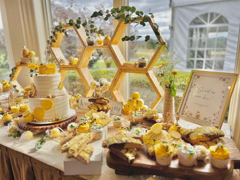 Sweet as can bee dessert table