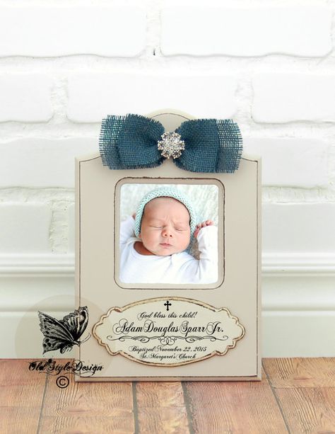 Baptism Gift BOY Christening Gift Boy by OldStyleDesignFrames Jw Baptism Gifts Ideas, Jw Baptism Gifts, Baby Boy Frame, Baptism Gift Ideas, Boys Gift Ideas, Gift For Godson, Baby Baptism Gifts, Baptism Gifts For Boys, Christening Gifts For Boys