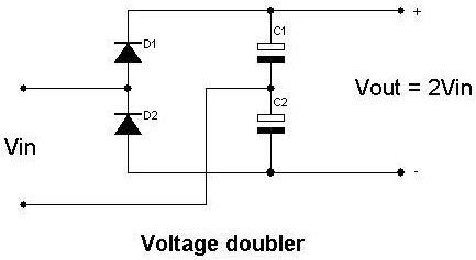 Voltage Doubler Circuit Tesla Quotes, Simple Electronics, Power Supply Circuit, Electronics Basics, Electronic Schematics, Power Inverters, Electrical Projects, Electronics Projects Diy, Circuit Projects