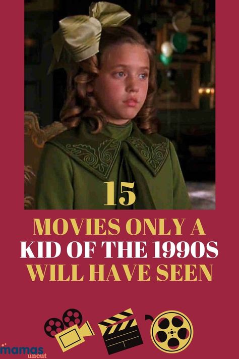 15 Movies Only a Kid of the 1990s Has Seen Countless Times What was your favorite movie as a child? We take a look at some classics from the nineties that you watched so much you ruined your VHS copies. Popular 90s Movies, Fun Movies To Watch, Best 90s Movies, 90s Cartoon Movies, 90s Kids Movies, 90s Comedy Movies, Funny Family Movies, Classic 90s Movies, Throwback Movies