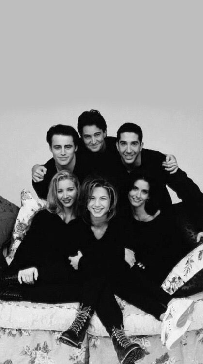 Friends Sitcom Wallpaper, Friends Wallpaper Black, Friends Show Wallpaper, Friends Black Wallpaper, Friends Show Aesthetic, Friends Serie Tv, Background For Iphone, Friends Tv Quotes, Friends Best Moments