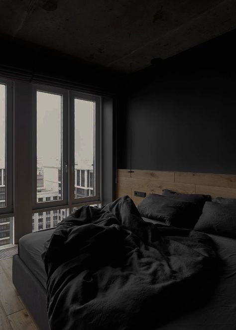 Black Bedroom Design, Black Bedroom, Room Deco, Dream House Rooms, Minimalist Room, Dream Room Inspiration, Room Makeover Bedroom, Room Makeover Inspiration, Cozy Room