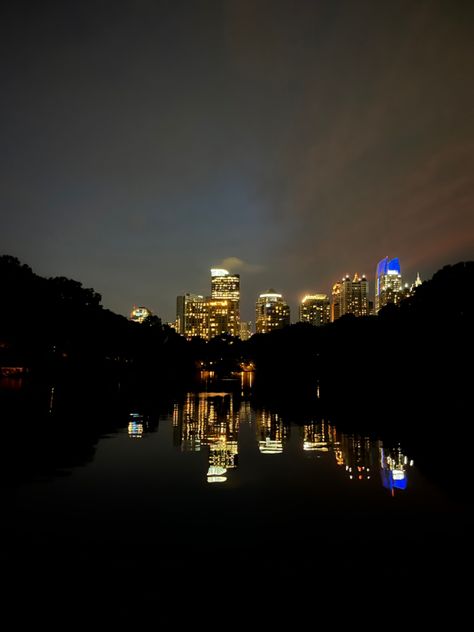 Midtown Atlanta, New York Wallpaper, Piedmont Park, York Wallpaper, Moonlit Night, Night View, City Aesthetic, Mimosa, Artsy Fartsy