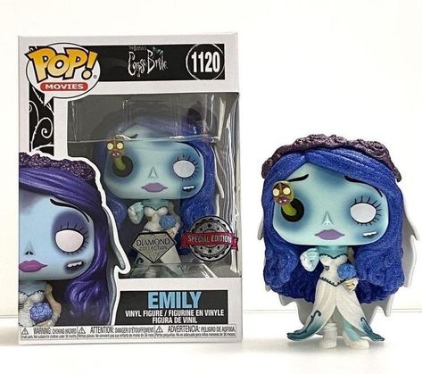 Corpse Bride Room Decor, Tim Burton Funko Pop, Corpse Bride Funko Pop, Cartoon Tattoo Ideas, Игрушки Funko Pop, Animated Shows, The Corpse Bride, All Spiderman, Christmas Hand Painted