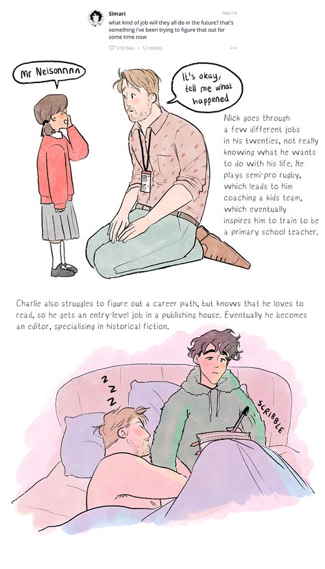 Heart Stopper Volume 5, Heartstopper Personality Types, Heartstopper Alternative Universe, Heartstopper Fanart Comic, Nick And Charlie As Adults, Heartstopper Future, Heartstopper Pillow Fort Scene, Heartstopper Book Pages, Heartstopper Harry Potter