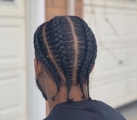 4 Braid Cornrow Hairstyles, Rich Homie Quan Braids, All Back Cornrows Hairstyles Men, 4 Straight Back Braids Men, Cornrows 4 Braids, 4 Braids Hairstyle Men, Mens 4 Braids Hairstyles, Inner Braids, 5 Cornrows Braids Men