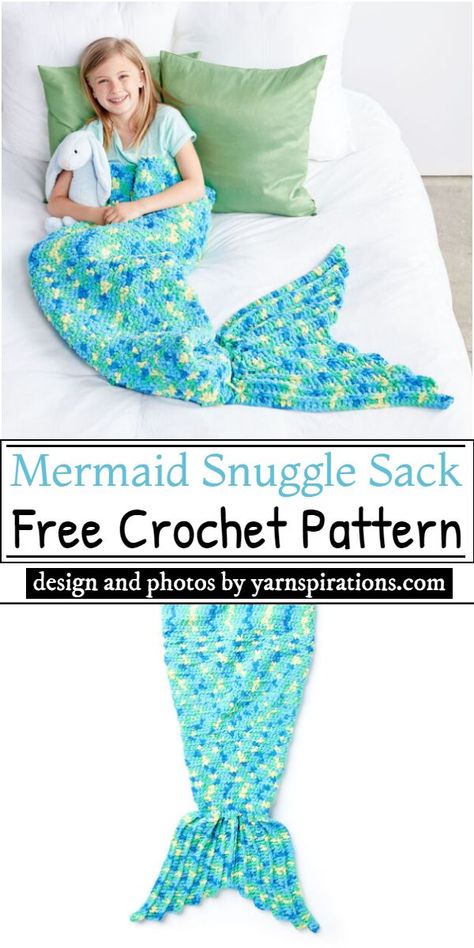 Crochet Mermaid Tail Pattern Free Kids, Mermaid Tail Crochet Pattern, Crochet Mermaid Blanket Pattern, Mermaid Blanket Pattern, Mermaid Crochet Pattern Free, Free Mermaid Tails, Crochet Snuggle Sack, Crochet Snuggle, Mermaid Tail Blanket Pattern