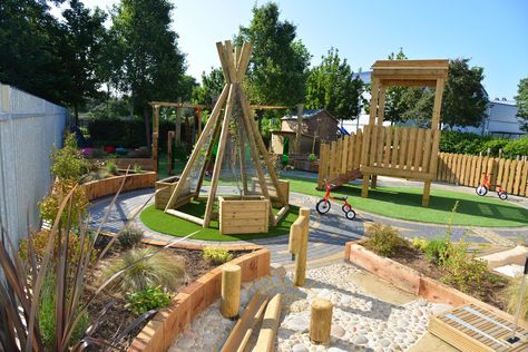 Eyfs Outdoor Area, Childrens Garden, Church Playground, Richmond London, Preschool Garden, Nursery Planning, Nursery Preschool, Kids Backyard Playground, Play Area Backyard