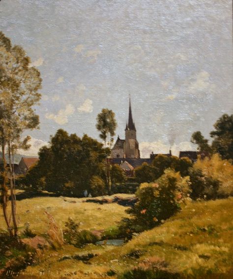 Henri-Joseph Harpignies French Artwork, Barbizon School, St Louis Art Museum, Countryside Paintings, St Louis Art, Victorian Paintings, Art Archive, Painting Reproductions, Museum Of Fine Arts