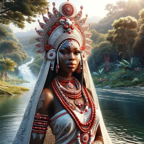 Yewa Orisha Lukumi Santeria - Our Roots: Only the Strongest Roots See the Light Oya Orisha, Oya Goddess, Yoruba Orishas, Warrior Goddess, Yoruba People, Pan African, African Spirituality, Warrior Queen, African Culture