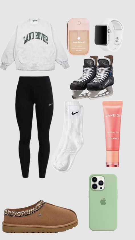 ice skating fit ❤️ Skate Aesthetic Outfits, Outfits For Middle School, Ice Skating Outfits, Cute Aesthetic Outfits, Skate Fits, Cute School Outfits, Skating Outfit, Shuffle Outfits, Trendy Winter Outfits