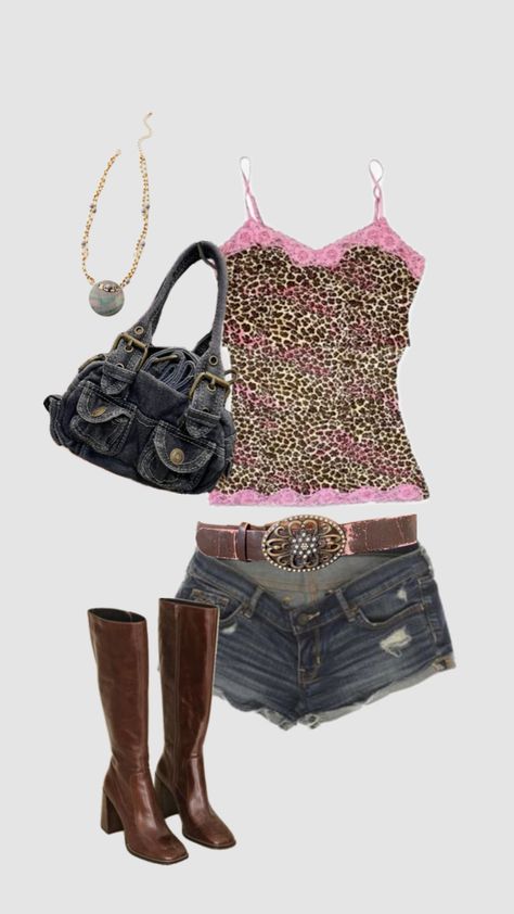 leopard print top, low rise short, summer fashion inspo, summer outfit, summer fashion, going out outfit, dress to impress, cute dinner fit, beach outfit, cool girl, y2k fashion, jeans, digital camera Leopard Print Top Outfit, Cute Dinner, Fashion Inspo Summer, Outfit Cool, Dinner Fits, Y2k Baddie, Girl Y2k, Going Out Outfit, Out Outfits