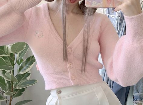 Coquette Girlies, Fluffy Cardigan, Time Loop, Dress Princess, Cute Room Decor, Simple Fashion, Cute Outfit, Pink Princess, Cute Fits