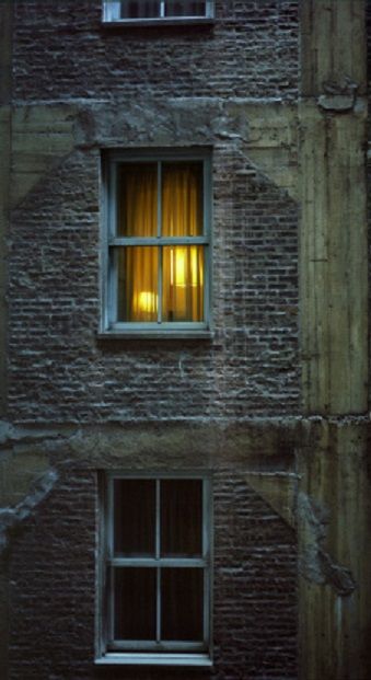 Night Windows:  Dark brick alley wall with lamp-lit window at night Night Window Photography, Lit Up Windows At Night, Window Images Night, Night View From Window, Building Windows At Night, Night Window, Apartment View, Bg Design, Window Light