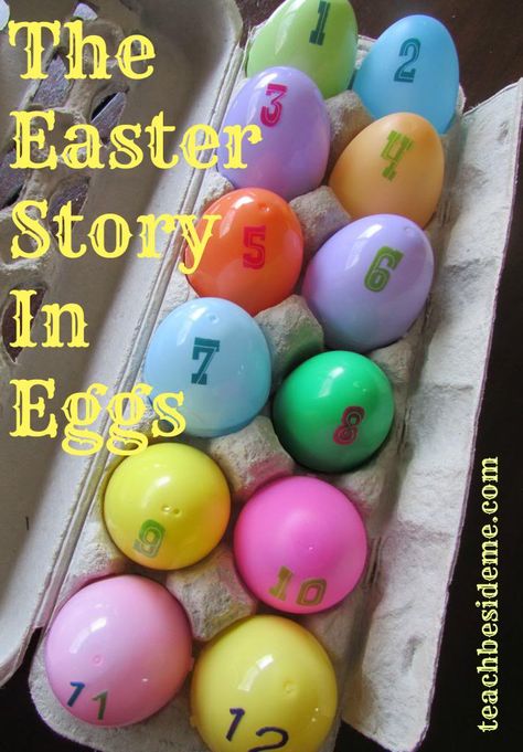 Easter Resurrection Eggs, Easter Story Eggs, Lds Easter, Resurrection Eggs, Easter Resurrection, Christ Centered Easter, The Easter Story, Easter Lessons, Colored Eggs