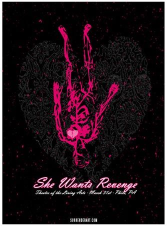 Surrender Art: She Wants Revenge She Wants Revenge Poster, Sick Posters, Surrender Art, She Wants Revenge, Pretty Sick, Room Prints, Music Posters, Wren, Music Stuff