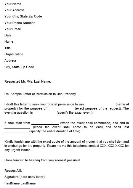 letter of permission to use property Permission Letter Sample, Formal Letter, Introduction Letter, A Formal Letter, Property Owner, Passport Online, Application Letters, Eagle Scout, Letter Sample