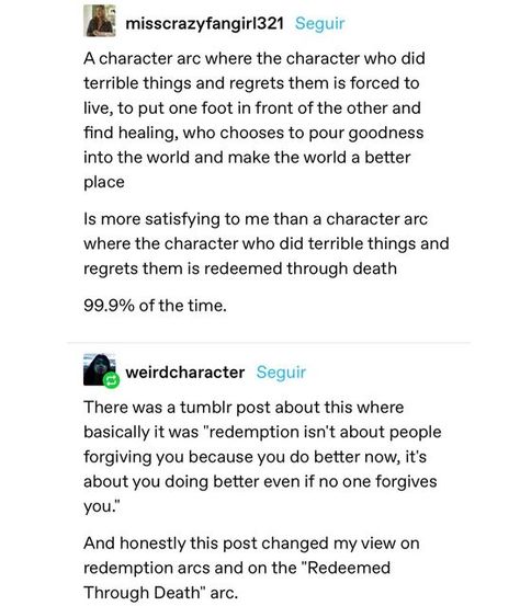 vinni writes things on Instagram: "i do have a character who eventually dies but i think before this she has to go through a lot of self-doubt and reflection and starts to choose to love again etc etc" Character Prompts, Writing Memes, Character Arc, Creative Writing Tips, Writing Things, Writing Inspiration Prompts, Book Writing Inspiration, Writing Characters, Writing Dialogue