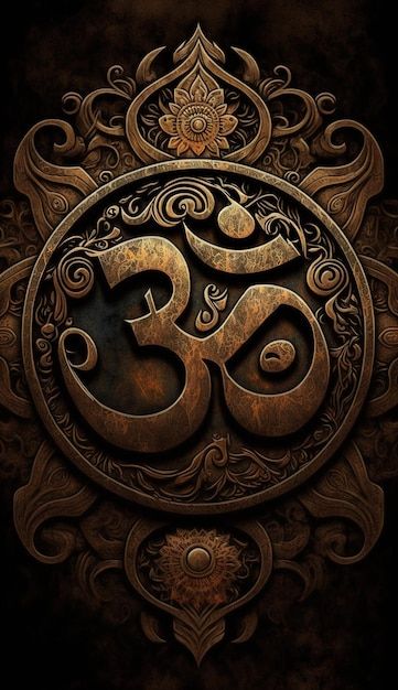 Om symbol hindu images beautiful artwork... | Premium Photo #Freepik #photo #mantra #om #sanskrit #spiritual Om Aesthetic Wallpaper, Ohm Wallpaper, Om Background, Om Wallpapers, Om Aesthetic, Om Photo, Om Artwork, Om Images, Om Sanskrit