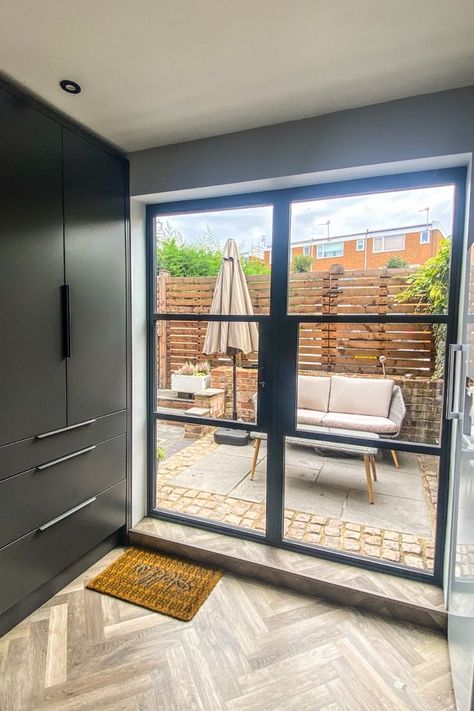 Smarts Heritage Aluminium French doors in Anthracite Grey Aluminium French Doors, Aluminum Doors, Aluminium Door, Aluminium Doors, Back Doors, Entrance Doors, French Doors, Perfect Match, Entrance