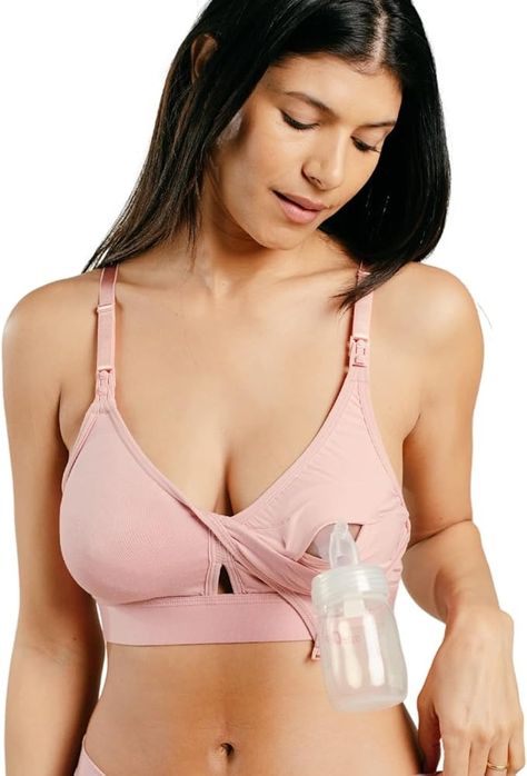 Simple Wishes | Supermom Pumping and Nursing Bra, Hands Free Maternity Bra for Breastfeeding, Comfortable Soft Breast Pump Bra with Simpleclasp, Nursing Bra Includes Cup Extender for Breast Pump at Amazon Women’s Clothing store Nursing And Pumping, Best Nursing Bras, Pumping Bra, Hands Free Pumping Bra, Nursing Sports Bra, Hands Free Pumping, Exclusively Pumping, Pumping Bras, Post Partum Outfits