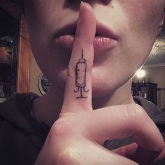 Shh don't cry, its time for your needle   #tattoo #tattoos #needle #ink #nurse #nursetattoo #fingertattoos #inked Nurse Tattoo Ideas, Family First Tattoo, Nurse Tattoo, Medical Tattoo, Nursing Schools, Tattoo Care, Vintage Tattoo, Old School Tattoo, First Tattoo