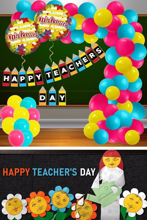 Elevate your Teachers Day celebration with these creative decoration ideas that express gratitude and admiration Teachers Day Decoration, Creative Decoration Ideas, Hapy Day, Green Screen Images, Teachers Day Celebration, Teachers Day Poster, Maths Day, Creative Decoration, Express Gratitude