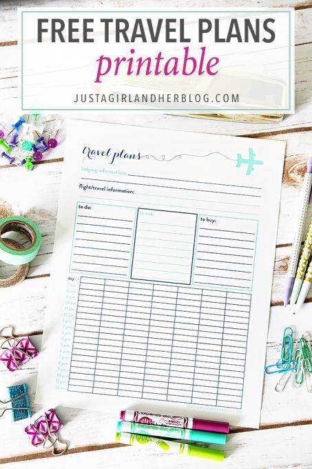 Love this pretty and free travel plans printable-- such a great way to get organized for vacation! Pop over to the post to snag your copy! Travel Journalling, Itinerary Template Free, Trip Hacks, Itinerary Design, Free Calendars, Free Planner Templates, Travelling Tips, Travel Photography Europe, Travel Printables