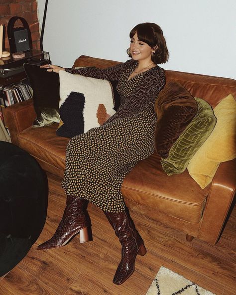 Brown Croc Boots Outfit, Brown Crocodile Boots Outfit, Crocodile Boots Outfit, Brown Croc Boots, Croc Boots Outfit, Croc Boots, Alice Catherine, Crocodile Boots, Crocs Boots