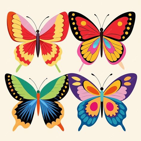 Colorful Butterfly Illustration | Premium AI-generated vector Drawing Arts, Butterfly Illustration, Toilet Wall, Vector Background Pattern, Free Business Card Mockup, Colorful Butterfly, Business Card Maker, Poster Maker, Flyer Maker