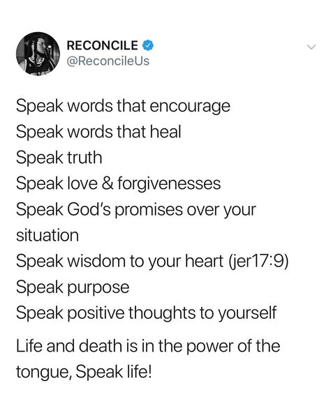 Speak life 🗣🗣🗣🗣🙏🏾 (tag someone who needs this) Speak With Love, Speak Life Over Yourself, Speak Life Scriptures, Speak Life Quotes, Speak Up Quotes, Power Of The Tongue, Speak Life, Spoken Word, Speak The Truth