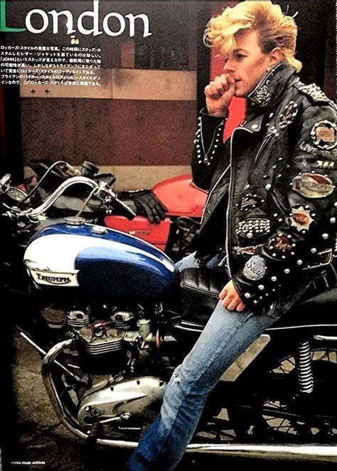 Punk Motorcycle, Vintage Biker Aesthetic, Biker Fashion, Stray Cat Strut, Rockabilly Bands, Indian Motorcycles, Mode Rockabilly, Rockabilly Music, Rockabilly Looks