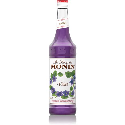 Monin Violet Syrup Violet Syrup, Monin Syrup, Almond Smoothie, Sweet Violets, Flavored Syrup, Culinary Herbs, Pure Leaf Tea Bottle, Premium Ingredients, Restaurant Supplies