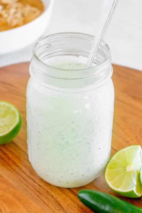 Cafe Rio Creamy Tomatillo Dressing - CopyKat Recipes