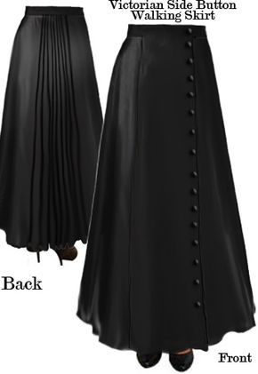 Victorian Walking Skirt, Gothic Type, Walking Skirt, Robes Vintage, Victorian Costume, Victorian Clothing, Edwardian Fashion, Historical Dresses, Gothic Style