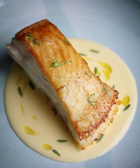 Credit to @nathanoutlaw Roast Turbot Recipe Credit to @nathanoutlaw Roast Turbot, Le... Turbot Fish Recipe, Turbot Recipe, Thyme Sauce, Specials Board, Thyme Butter, Gastronomic Food, Chef Jobs, Lemon Thyme, Cod Recipes