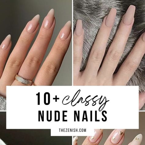 Swap your bold colors for these nude nails that redefine modern elegance and fit right in the beige aesthetic trend. These nail ideas are perfect for the minimalist who loves a hint of luxe. Neutral nails that will carry you through any season in style. beige nails aesthetic, nude nails aesthetic, neutral nails aesthetic