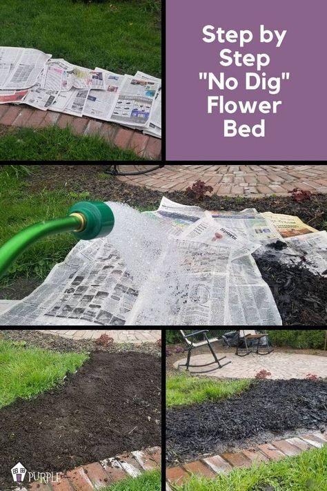 How To Build A Flower Bed Front Yards, Adding Soil To Flower Bed, Flowerless Flower Bed Ideas, Sand Flower Bed, Create Flower Bed, How To Make Flower Beds Around House, How To Make A New Flower Bed, No Dig Border Landscaping, How To Create A Garden Bed