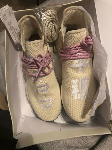 Pharrell Williams x Adidas Human Race NMD Hu NERD Cream EE8102 Japan Exclusive Japan Shoes, Adidas Human Race, Adidas Yeezy 350 V2, Adidas Country, College Tuition, Adidas Yeezy 350, Adidas Fashion, Golf T Shirts, Chalk White