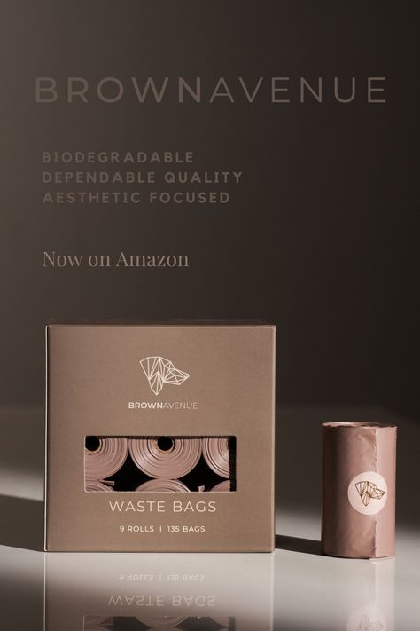 Designed with the consideration of our planet, durability and aesthetics. Biodegradable, leak proof, unscented, and extra thick. #dogs #doglover #dogmom #pinterestinspo #aesthetic #brown #doginspo #dogsofinsta #bags #dogbags #poopbags #wastebags #doglove #pinterestinsperation #pinterestdogs #lifestyle #love #minimalist #simple #biodegradable #sustainable #ecofriendly Pop Bag, Dog Poo Bags, Dog Bag, Dogs Pooping, Leak Proof, For Dogs, Biodegradable Products, Rolls, Dogs